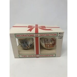 Rauch Industries Baby's 1st Christmas‎ 1984 Holiday Ornaments Set